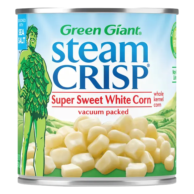 Steam Crisp Whole Kernel Super Sweet White Corn