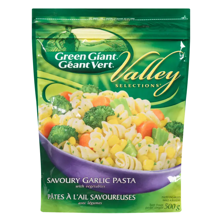 Valley Selections Garlic Pasta 500 g (frozen)