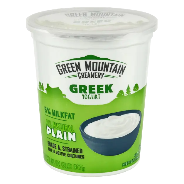 All Natural 5% Milkfat Plain Greek Yogurt