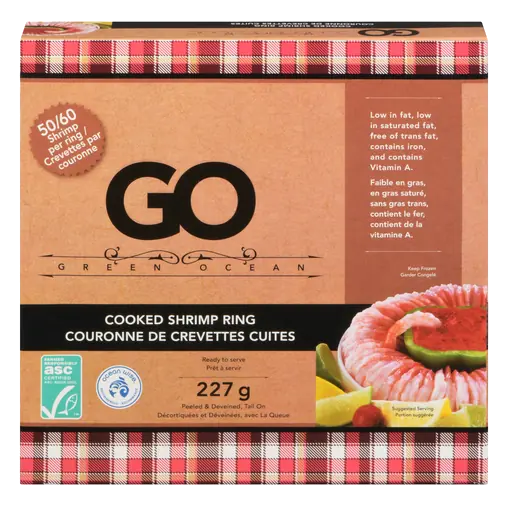 Frozen Cooked Shrimp Ring 227 g