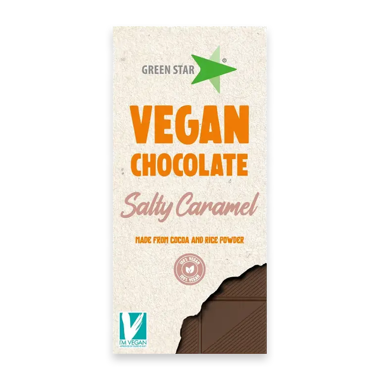 Choklad Vegan Salt Karamell 90g