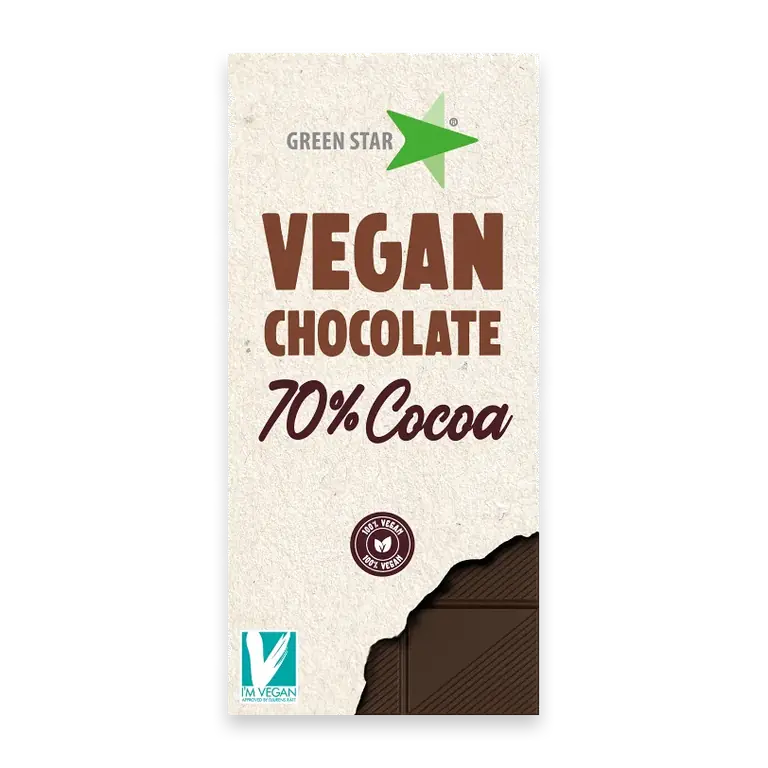 Mörk Choklad Vegan 70% 90g