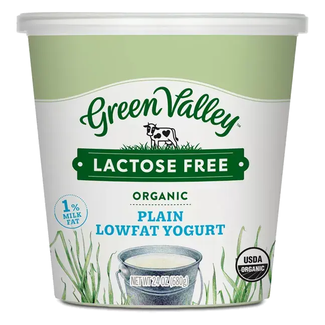Yogurt, Organic, Lowfat, Lactose Free, Plain