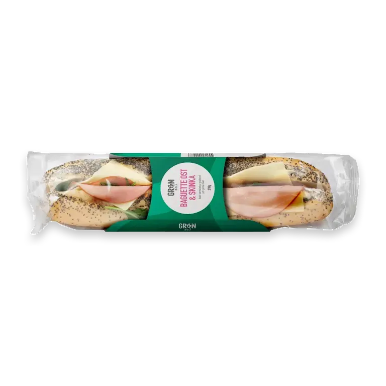 Baguette Ost & Skinka 210g