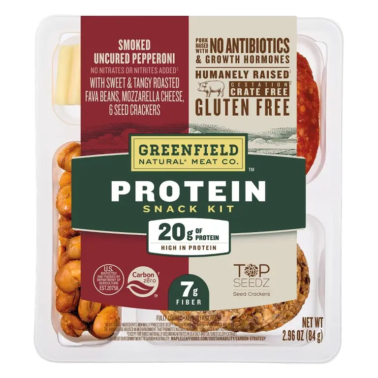 Greenfield Natural Meat Co. ABF Pepperoni Protein Kit, 2.96oz