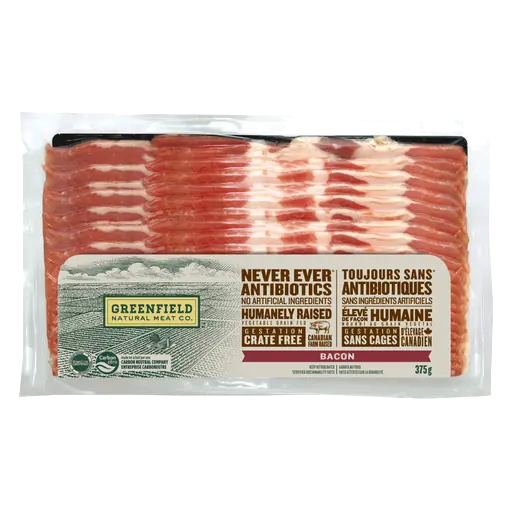 Greenfield Natural Meat Bacon 375 g