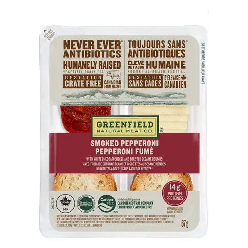 Greenfield Natural Meat Snack Kit Smoked Pepperoni 67 g