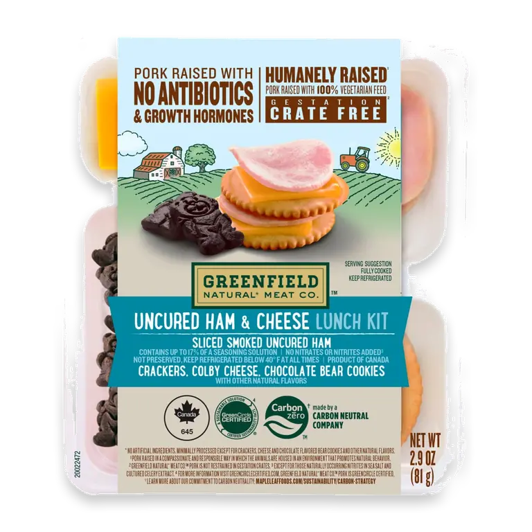 Natural Meat Co. Uncured Ham & Cheese Lunch Kit
