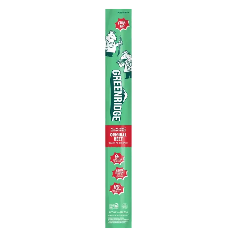 Greenridge Original Beef Single Meat Stick - 9g Protein - 1oz