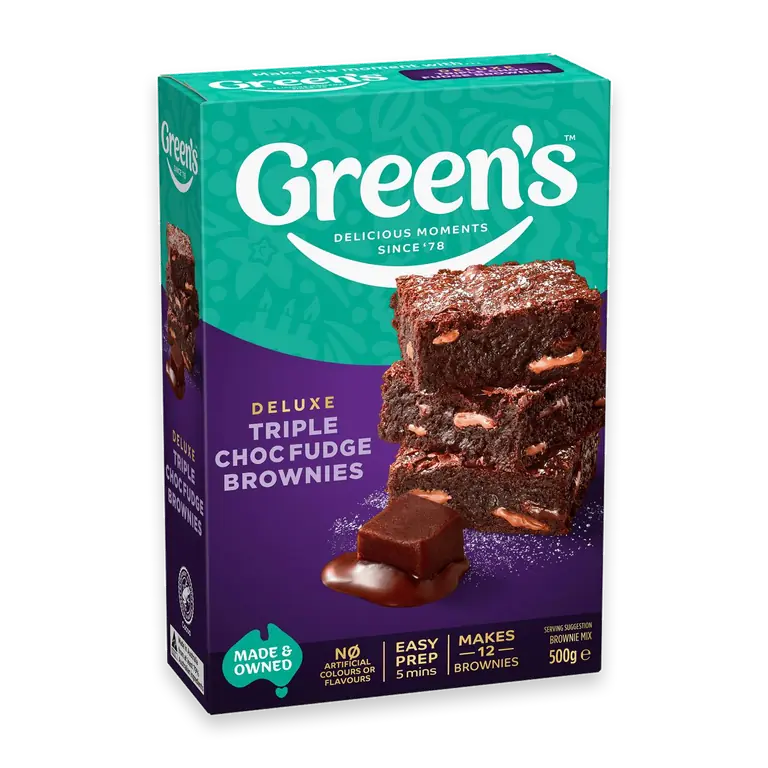 Deluxe Triple Choc Brownie Mix
