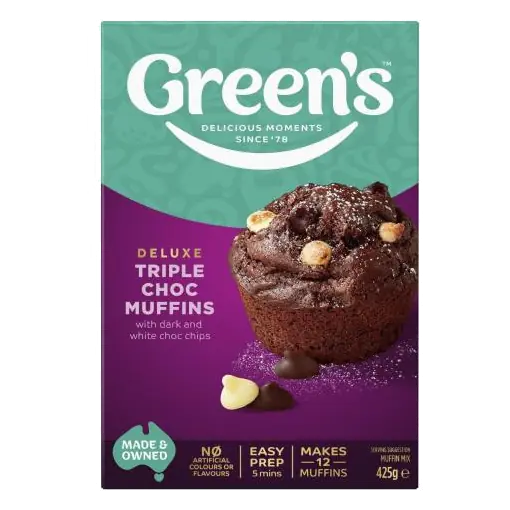 Deluxe Triple Choc Muffin Mix