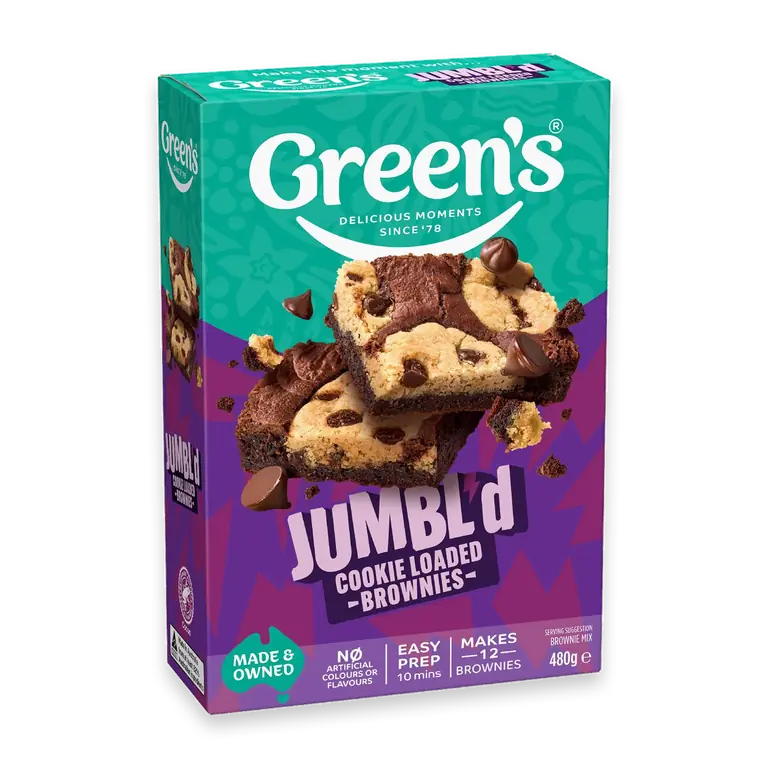 Jumbl'd Cookie Loaded Brownies