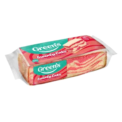 Swirly Raspberry White Choc Cake