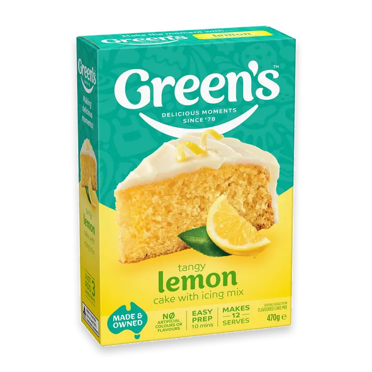 Traditional Cake Mix Lemon