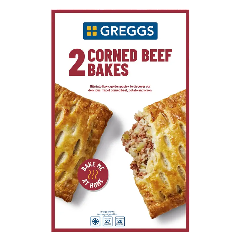 Greggs 2 Corned Beef Bakes 290g