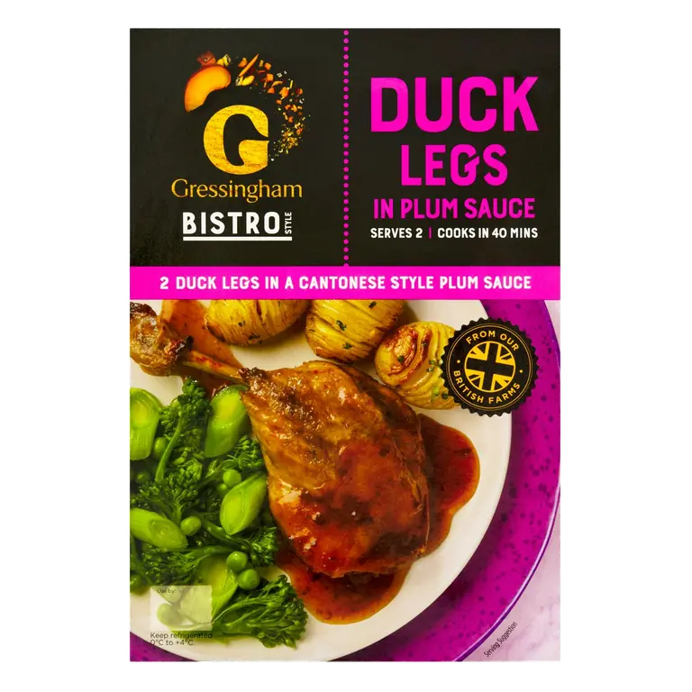 Duck Legs with Plum Sauce 400g (Serves 2)