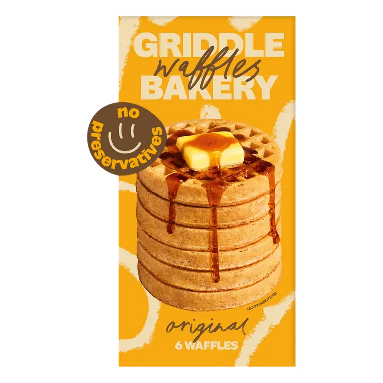 Griddle Bakery 6 Original Waffles 200g