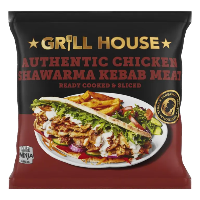 Grill House Authentic Chicken Shawarma Kebab Meat 350g