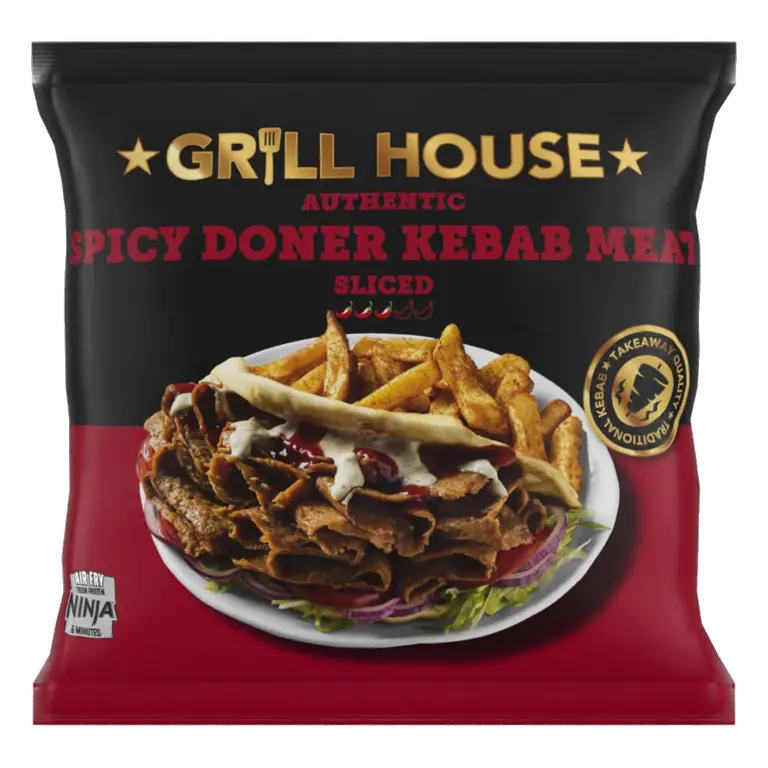 Grill House Authentic Spicy Doner Kebab Meat 350g