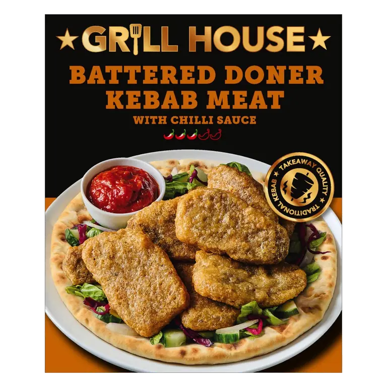 Grill House Battered Doner Kebab Meat 290g