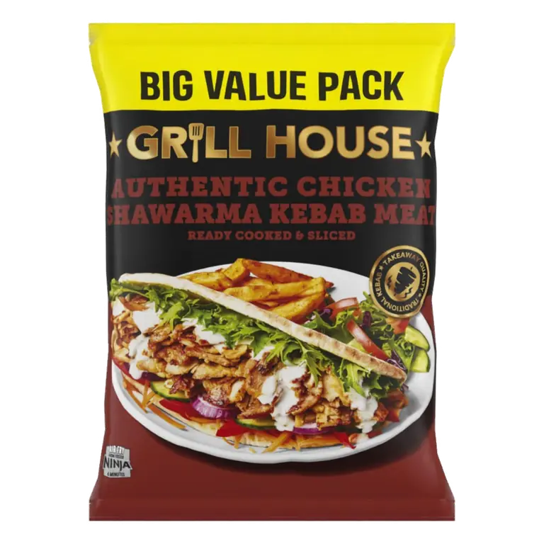 Grill House Chicken Shawarma Kebab Meat 750g