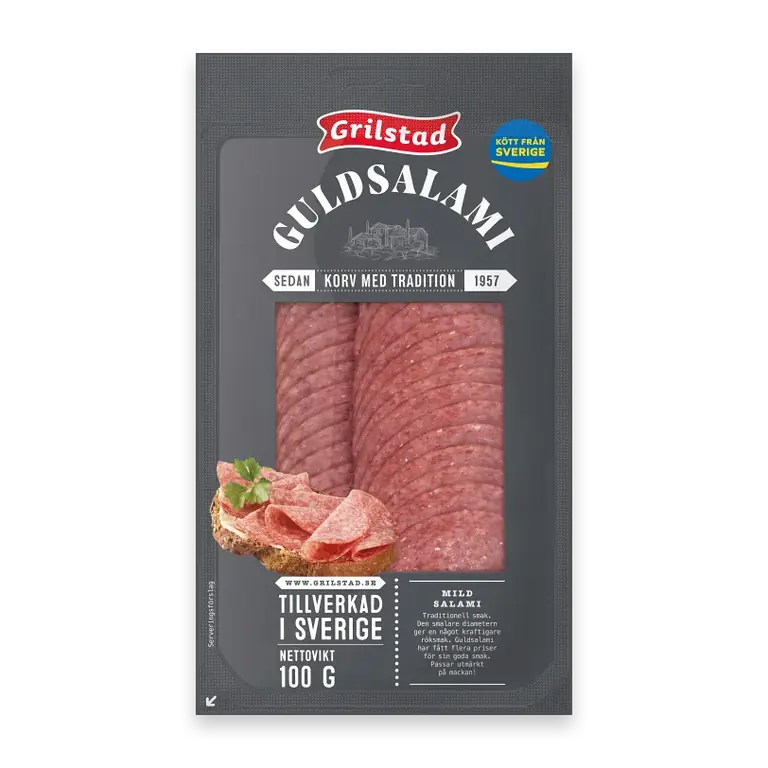 Guldsalami skivad 100g