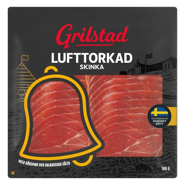 Skinka Lufttorkad