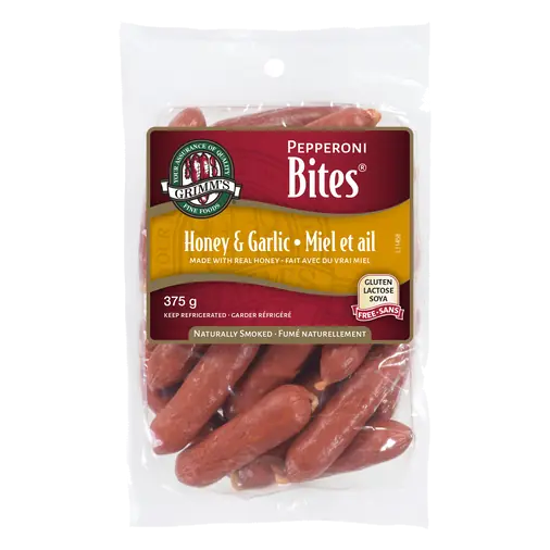 Grimm's Gluten-Free Pepperoni Bites Honey & Garlic 375 g