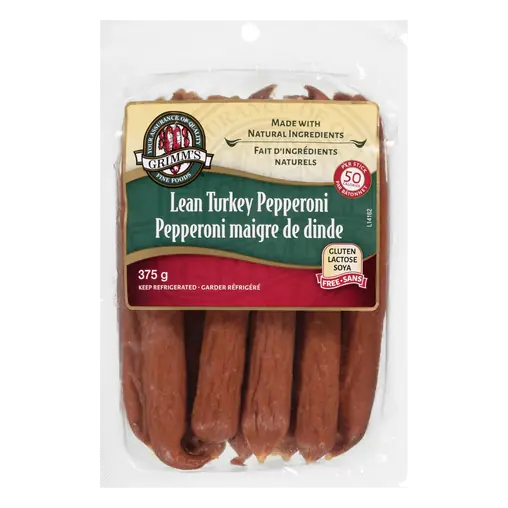 Grimm's Gluten-Free Pepperoni Lean Turkey 375 g