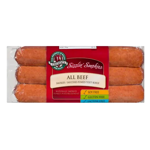 Grimm's Gluten-Free Sizzlin' Smokies All Beef 450 g