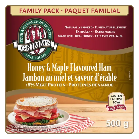 Grimm's Soya-Free Flavoured Ham Honey & Maple 500 g