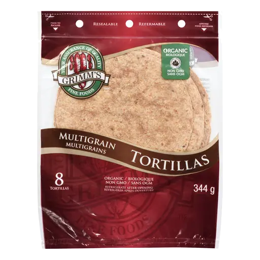 Organic Non GMO Tortillas Multigrain 344 g