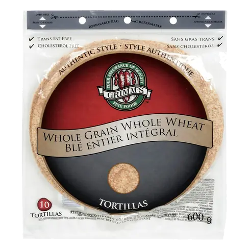 Tortilla Whole Grain 10 Inch 600 g