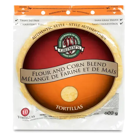 Tortillas Flour And Corn 10-Inch 600 g