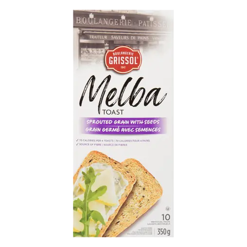 Melba Toast Sprouted Grains With Seeds 350 g