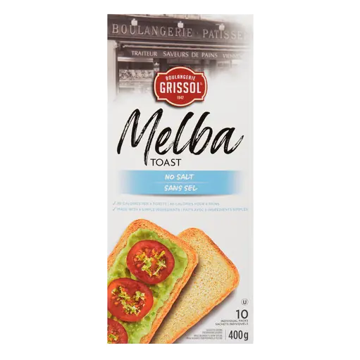 Melba Toast Unsalted 400 g