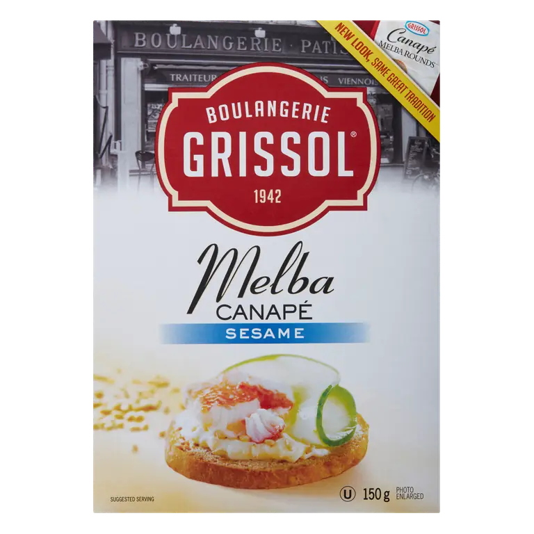 Melba Toast Canape Sesame 150 g