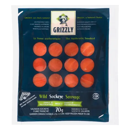 Sockeye Frozen Salmon Smoked 70 g