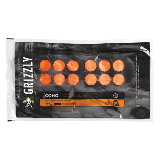 Smoked Coho Salmon Slice 275 g (Frozen)