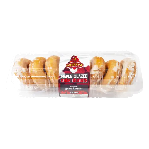 Cake Donut Maple Glazed 6 x 50 g (frozen)
