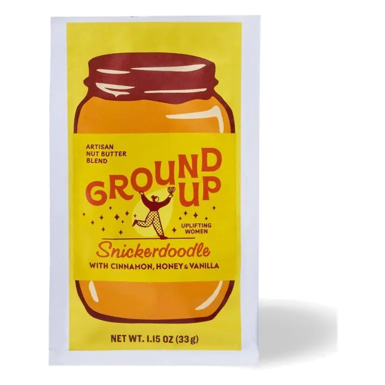 Ground Up Snickerdoodle Almond & Cashew Butter Pouch, 1.15oz