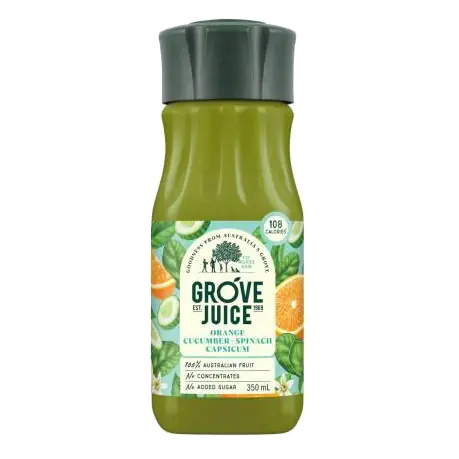 Cucumber- Orange- Spinach & Capsicum