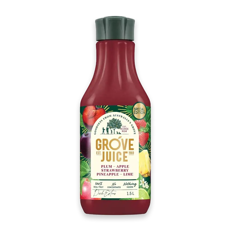 Plum Apple Strawberry Pineapple & Lime