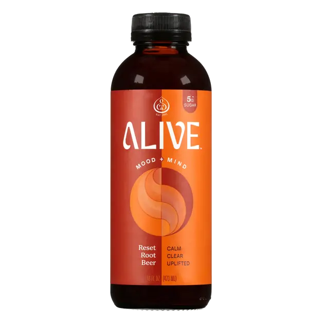 Alive Ancient Mushroom Elixir Root Beer Refrigerated