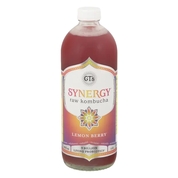 Synergy Lemon Berry Raw Kombucha