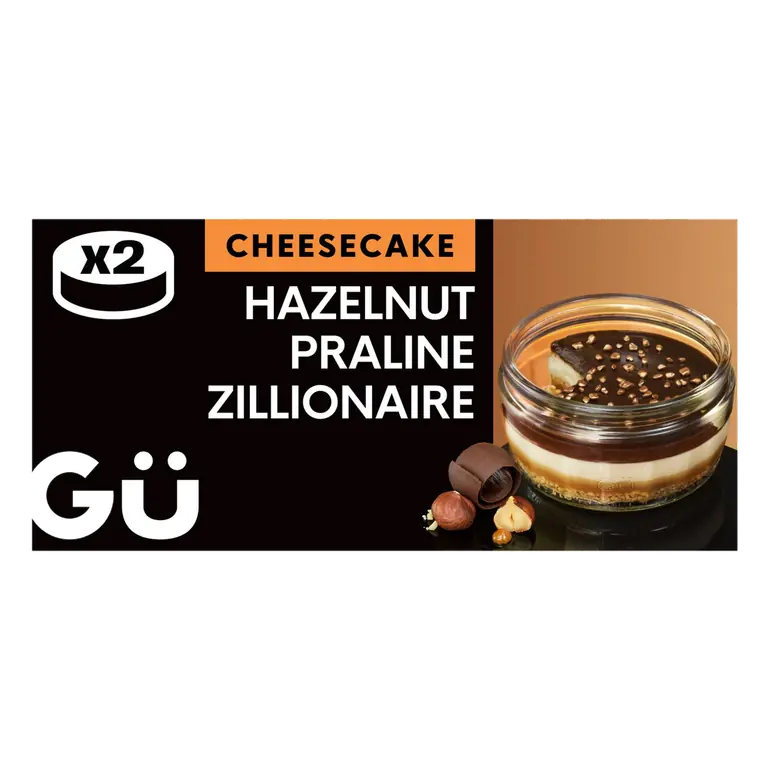 Chocolate Hazelnut Praline Zillionaire Cheesecake Dessert 2 x 86.5g