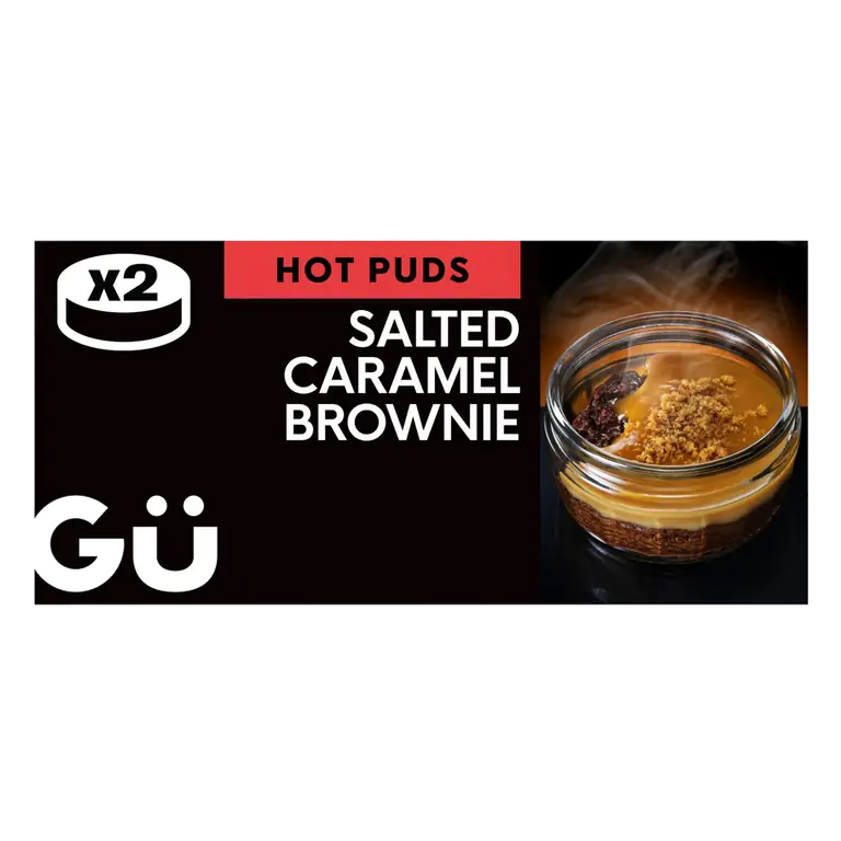Chocolate & Salted Caramel Brownie Dessert 2 x 80g