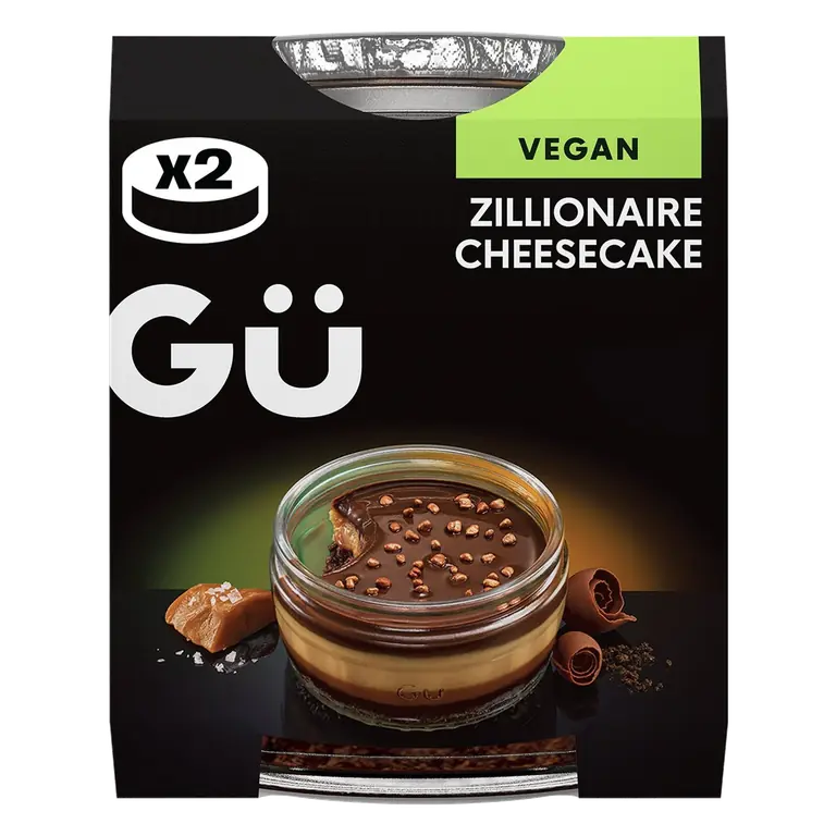 Gu Plant Zillionaire Cheesecakes 2x91.5g