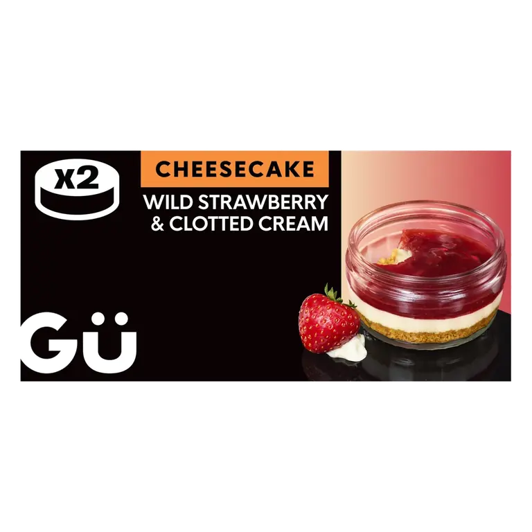 Gu Wild Strawberry & Clotted Cream Cheesecake 2 x 82g