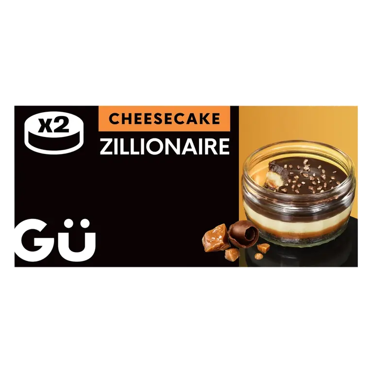 Gu Zillionaire Cheesecake Dessert 2x84.5g